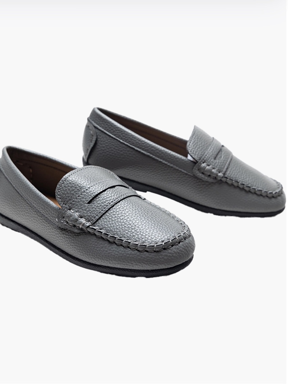 Moustache Leather Penny Loafers